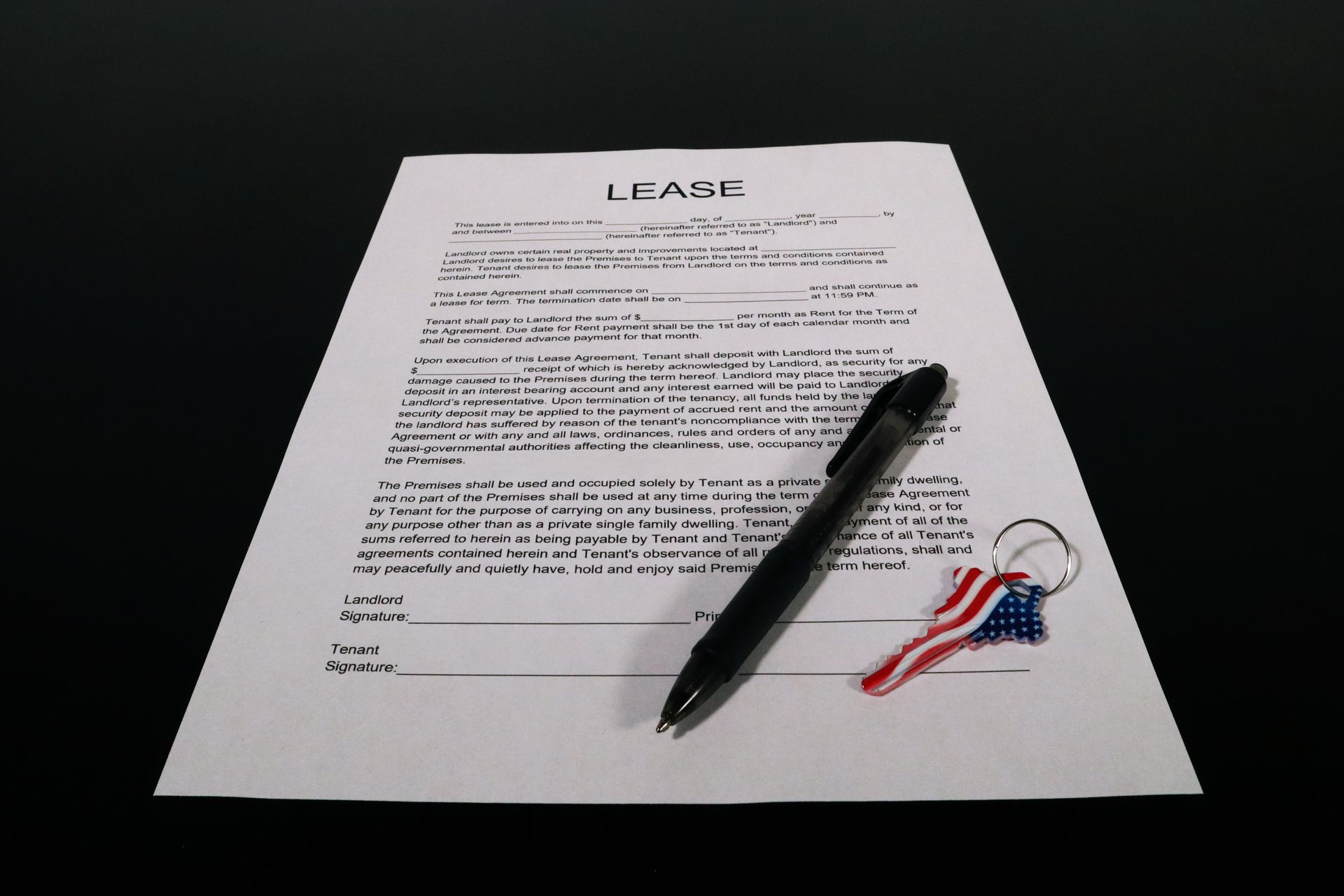 lease agreement